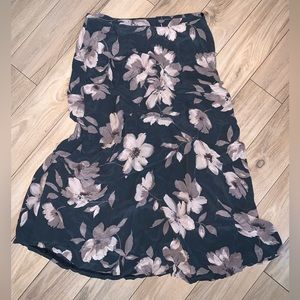 Floral maxi skirt